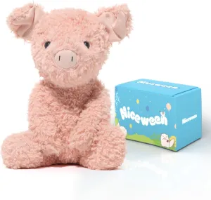 Stuffed Animals Pig Plush Toys 11.8 inches Piggy Stuffed Animal Soft and Cuddly for Boys and Girls Doll Gift for Kids