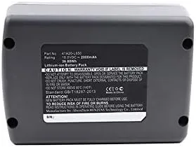 Synergy Digital Power Tool Battery, Works with WOLF Garten HTA 700 Power Tool, (Li-Ion, 18V, 2000 mAh) Ultra High Capacity Battery