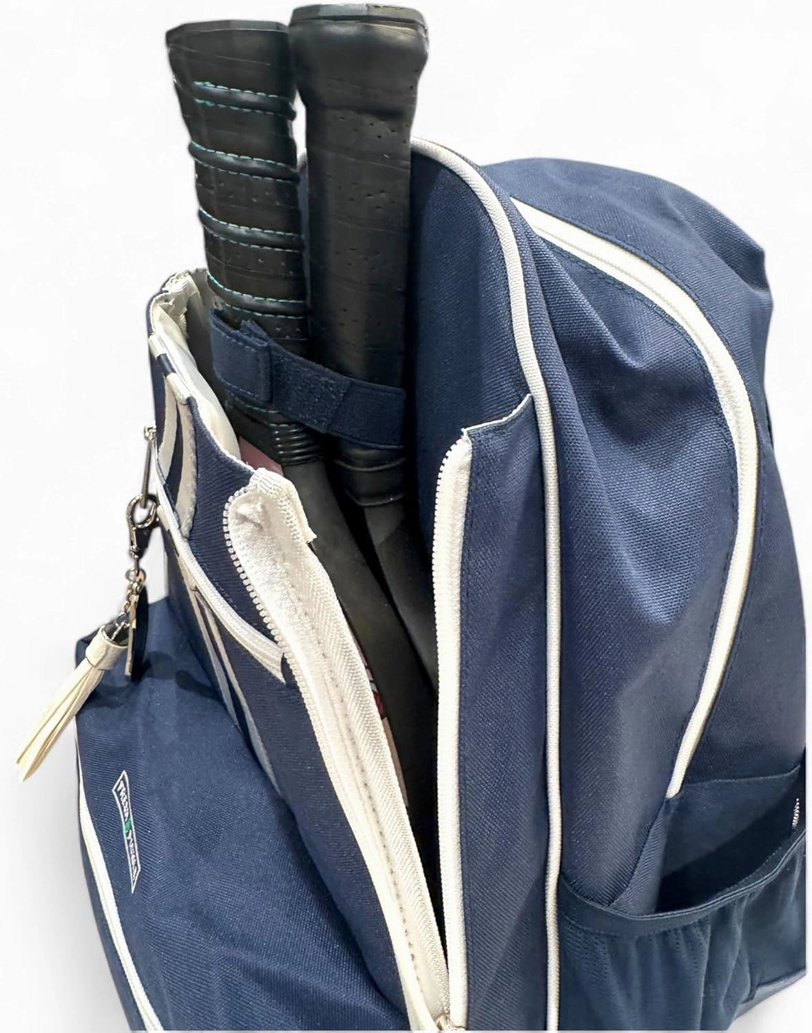 Teddi Pickleball Backpack Grn/wh- Large Capacity Pickleball Bags for Women - Durable 1000D Nylon, Multipurpose Paddle Case with Multiple Pockets, Stylish Paddle Bag