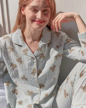 Teddy Bear Cotton Pajama Set