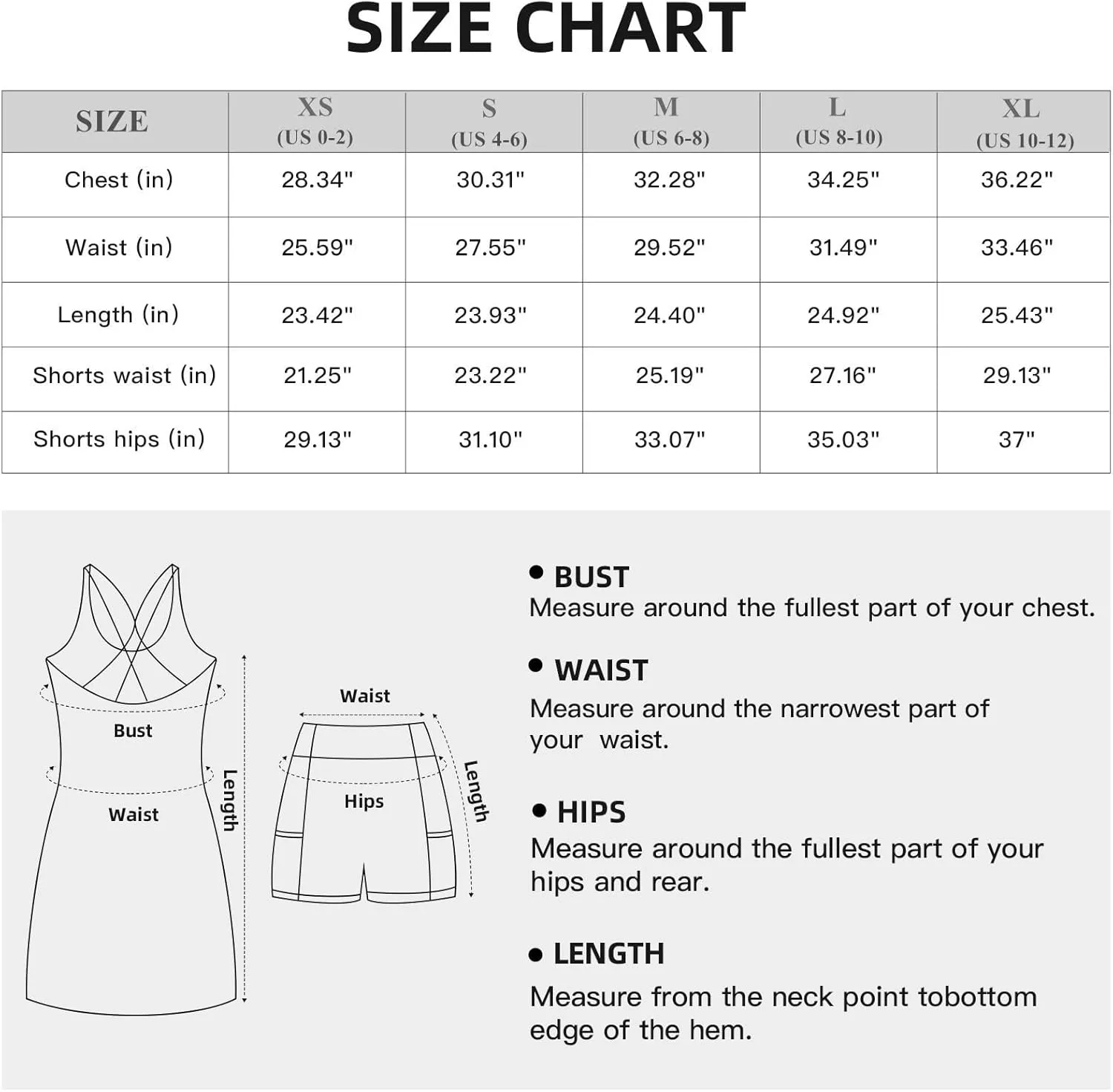 Tennis Dress for Women Workout Dress with Built-in Bra & Shorts Pockets for Athletic Exercise Golf