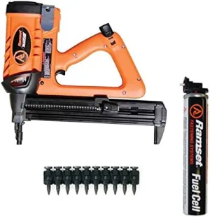 TF1200 TrakFast Fastener Gun Bundle w/ FPP034B TrakFast 3/4" 1000pk Black Pins and a T-FUEL Trakfast Fuel (3 Items)