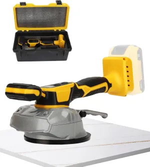 Tile Vibration Leveling Machine for Dewalt 20V Battery, Cordless Tile Vibration Machine Installation Tool 150W Tiler Vibrator Tool with 8 Speed, Suction Cup, Digital Display for Floor Tile Wall