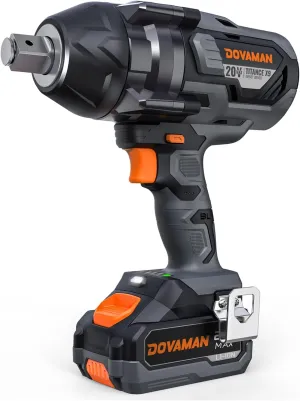 TITANCE X9 Brushless Impact Wrench, 3/4'' Impact Wrench 1650 FT-LBS High Torque, 20V Cordless Impact Gun with 5-Mode Control, 4.0Ah Battery, Fast Charger, Electric Impact Driver for Heavy Duty Work