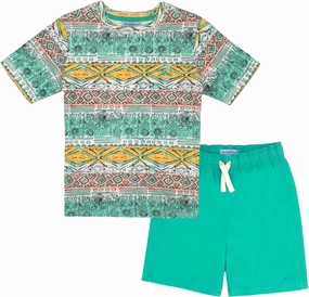 Tommy Bahama Boys 2-Piece Kids Clothing Set - Short Sleeve T-shirt & Shorts 2-Pack Bundle Set for Kids and Toddlers