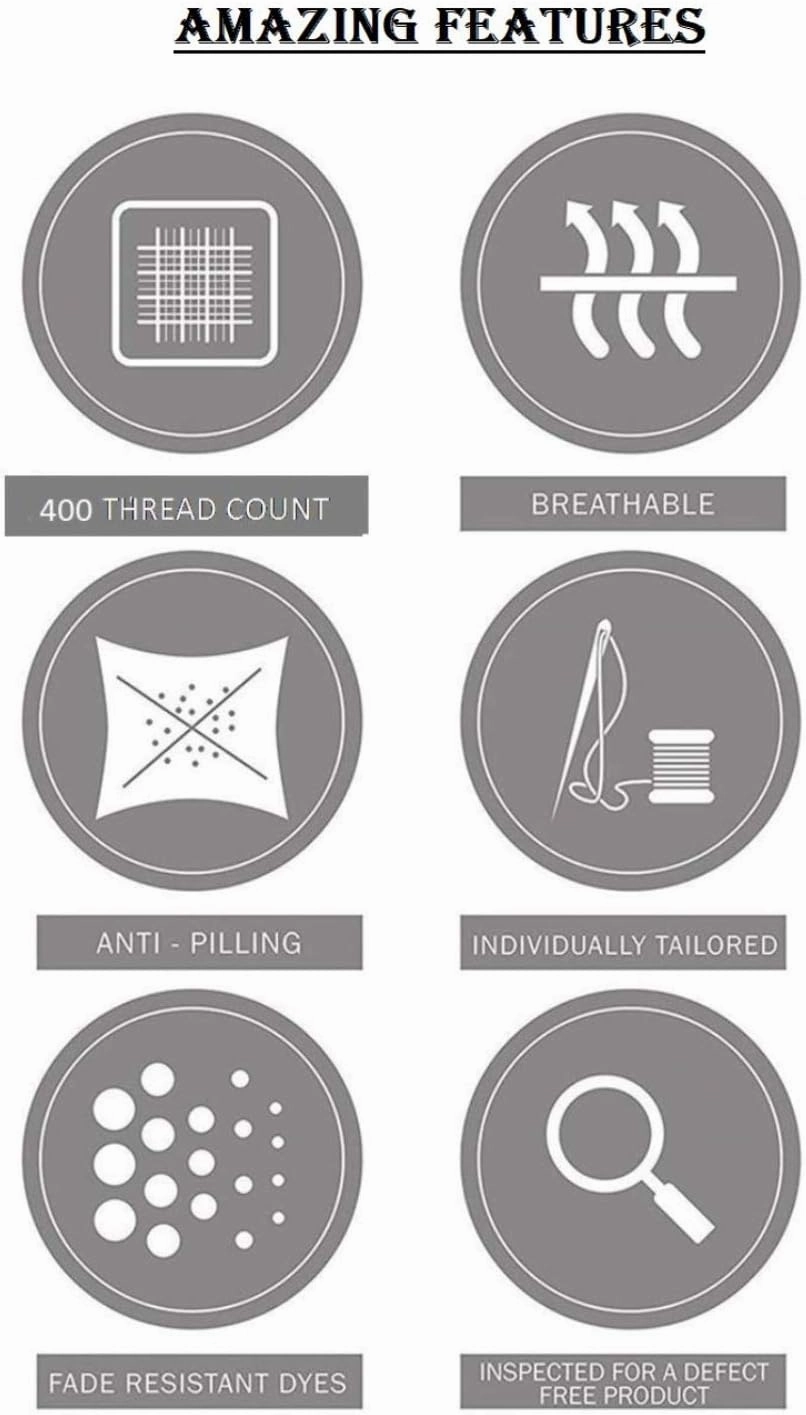 Top Split King Sheets Sets for Adjustable Beds, Sheets for Sleep Number Bed Split King Deep Pocket, 34" Split Top King Sheets 100% Cotton, Flex Top Sheets, Light Grey Solid