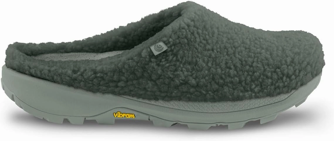 Topo Athletic Women's Revive Lightweight Comfortable 3MM Drop Recycled Fleece Natural Recovery Shoes, Everyday Wear Slippers