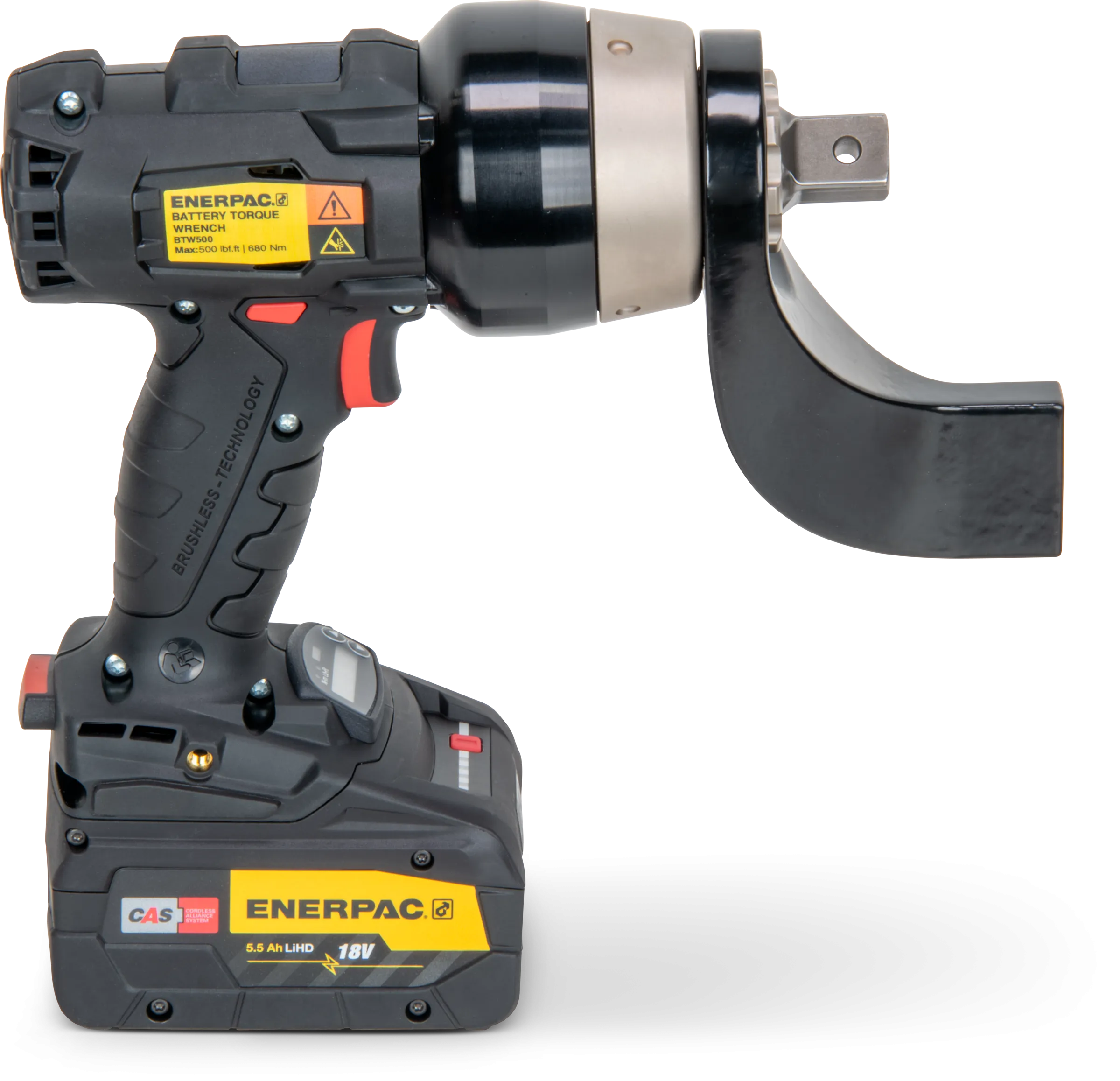 Torque Wrench Kit - Battery Powered (120-500 lbs/ft.) 3/4" Sq. Dr. w/ Reaction Arm