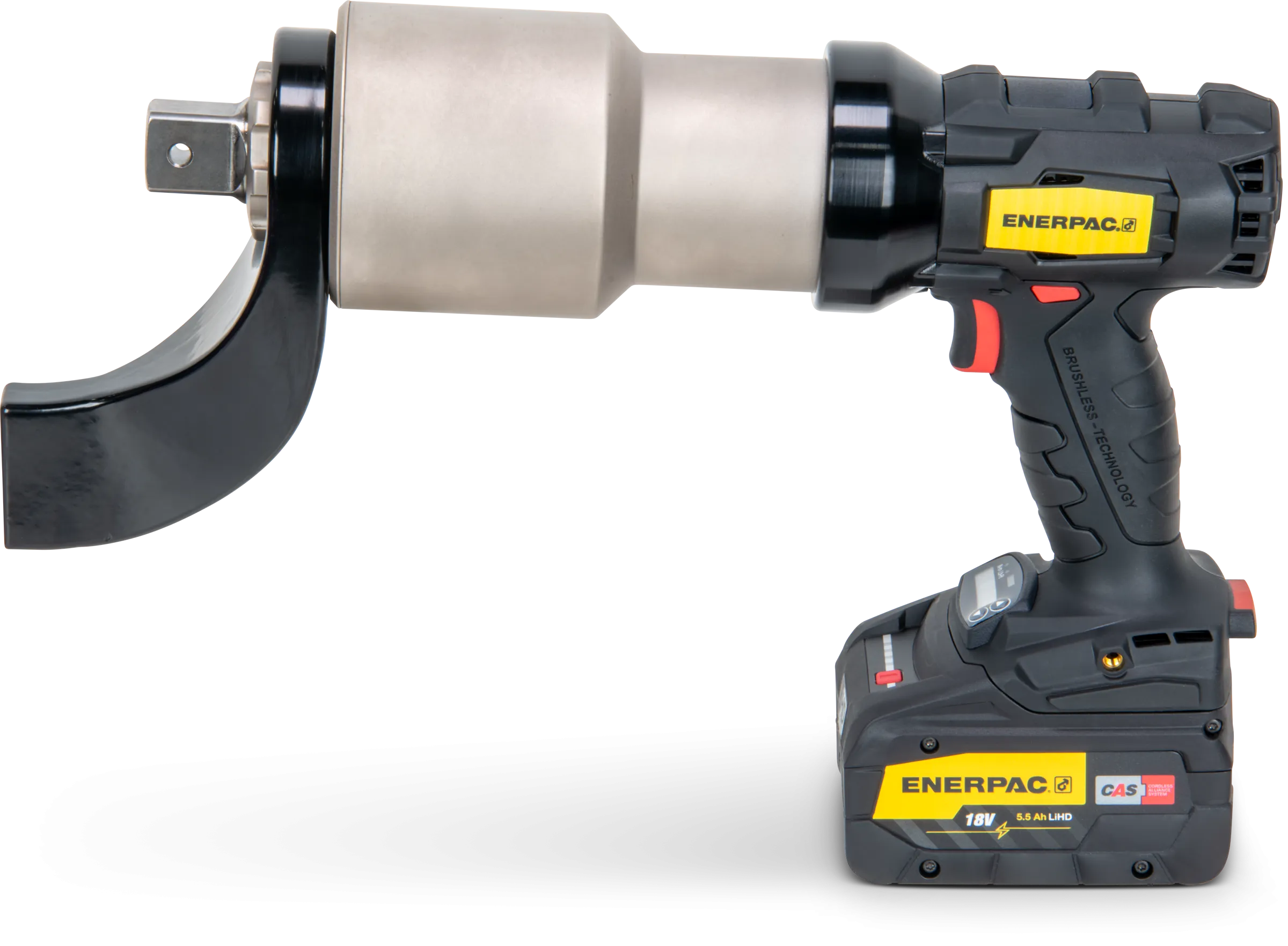 Torque Wrench Kit - Battery Powered (750-3000 lbs/ft.) 1" Sq. Dr. w/ Reaction Arm