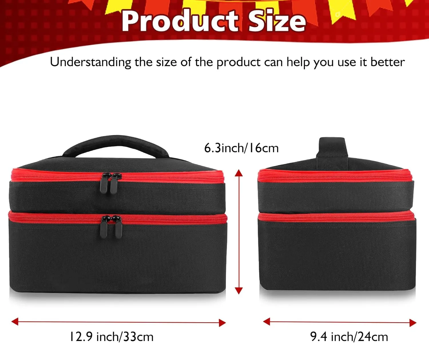 Toy Cars Carrying Bag Compatible with Hotwheels Car,Monster Trucks Cars.Can Store 72 Mini Toy Cars & 9 Monster Trucks Cars.(Case Only) (Red/Black, 81)