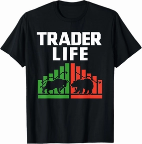 Traders Life Stockholders Investment Investor Stock Exchange T-Shirt