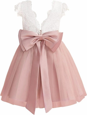 Tulle Flower Girl Dress for Wedding Cute Toddler Girls Party Dress Baby Kids Birthday Prom Ball Gowns