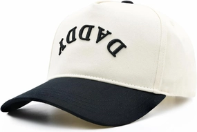 Two Tone Vintage Daddy Trucker Hats for Men, Adjustable Snapback Dad Baseball Cap, Fathers Day Birthday Gifts from Daughter Black