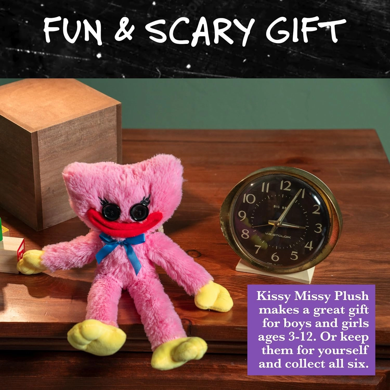 UCC Distributing Poppy Playtime Kissy Missy with Smile 8” Plush Toy