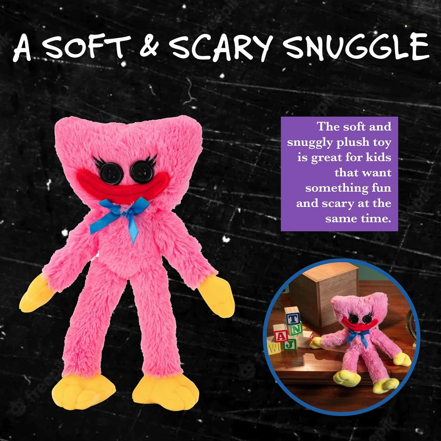 UCC Distributing Poppy Playtime Kissy Missy with Smile 8” Plush Toy
