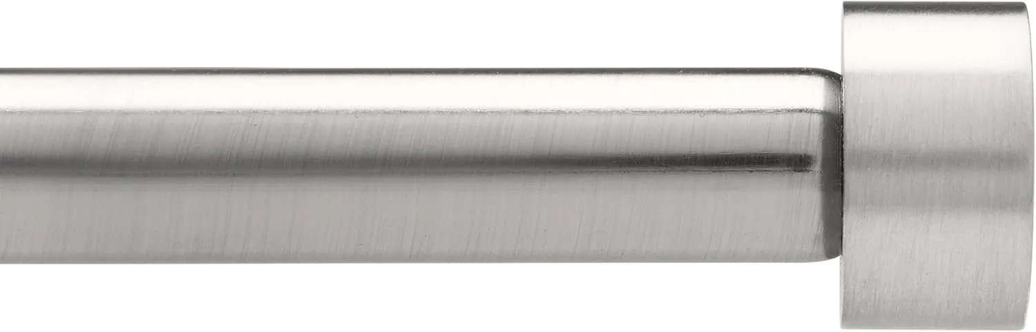 Umbra Cappa Nickel Drapery Rod - 72 to 144 Inch