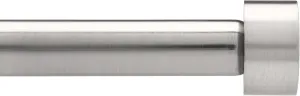 Umbra Cappa Nickel Drapery Rod - 72 to 144 Inch