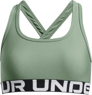 Under Armour Girls Crossback Mid-Impact Sports Bra