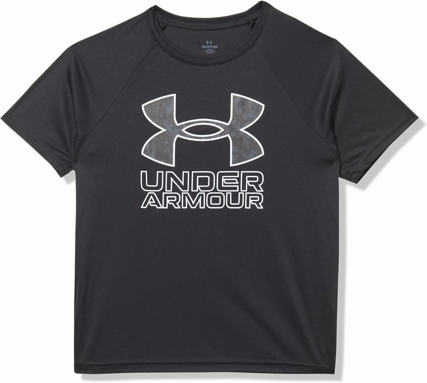 Under Armour Boys' Tech Hybrid Print Short Sleeve T Shirt