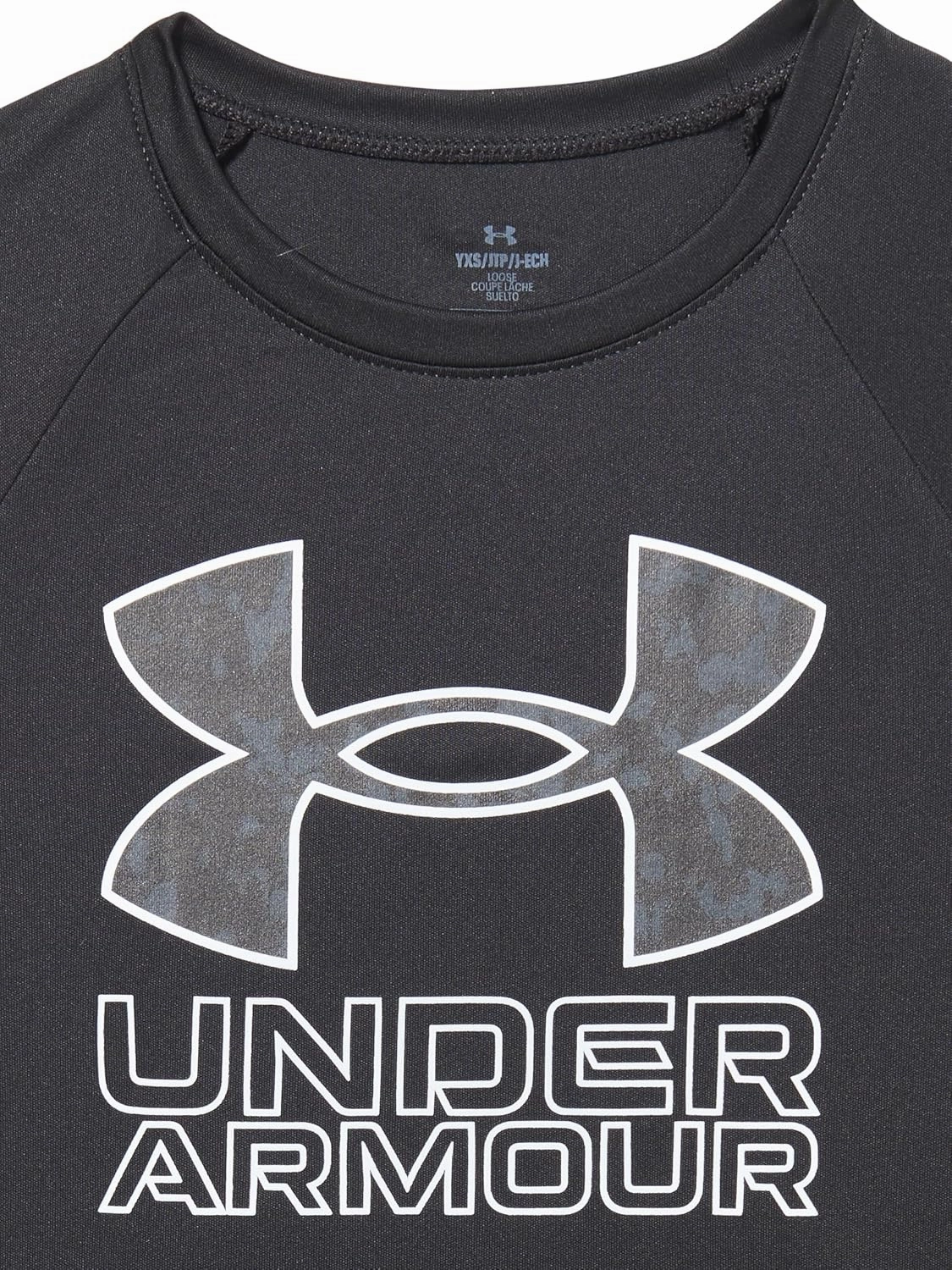 Under Armour Boys' Tech Hybrid Print Short Sleeve T Shirt