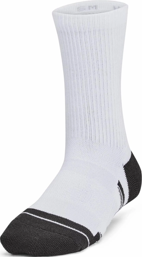 Under Armour Kids' Youth Performance Tech Crew Socks 6 Pack