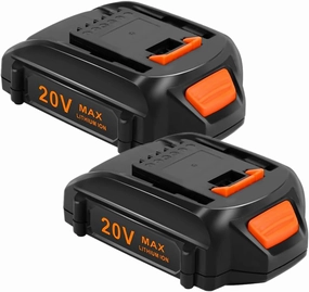 Upgraded 3.5Ah WA3525 20V Battery Replacement for WORX Battery 20V Power Share Max 20V Lithium-ion Battery Compatible with WORX 20V Battery WA3575 WA3520 WG151s WG891 Leaf Blower Tools Batteries