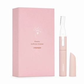 URBANER Electric Eyebrow Trimmer for Women, Small Battery Powered Pen-Shaped Facial Hair Remover, Painless for Face Chin Upper-Lip Neck Peach-Fuzz, MB-052