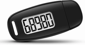 USB Rechargeable Pedometer for Walking,Walking Pedometer Accurate Step Counter LCD Pedometer for Men Women Kids Adults Seniors