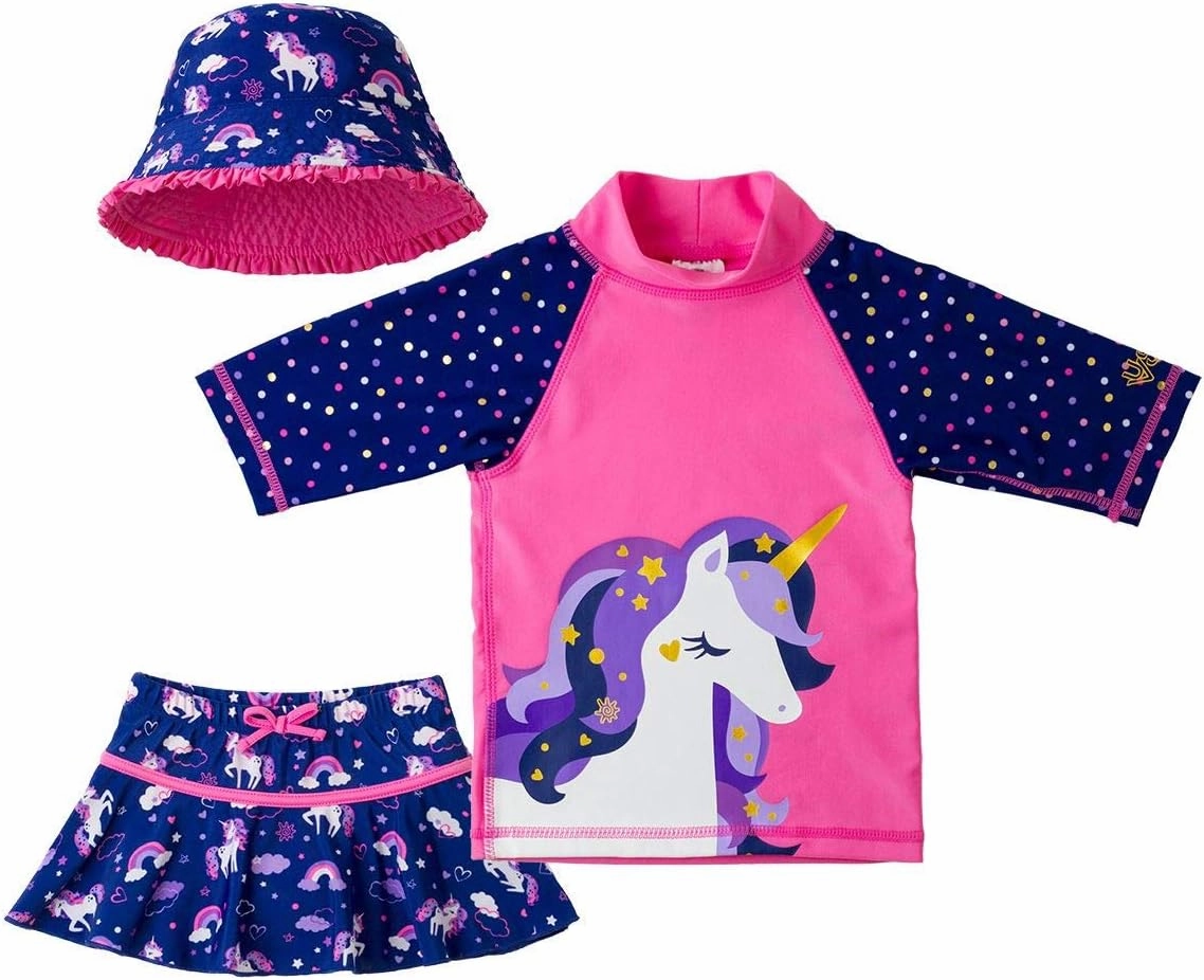 UV SKINZ Girls 3 Piece Swim Set