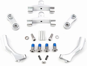 V-Twin Manufacturing Adjustable Chrome Floorboard Mount Kit 27-1522