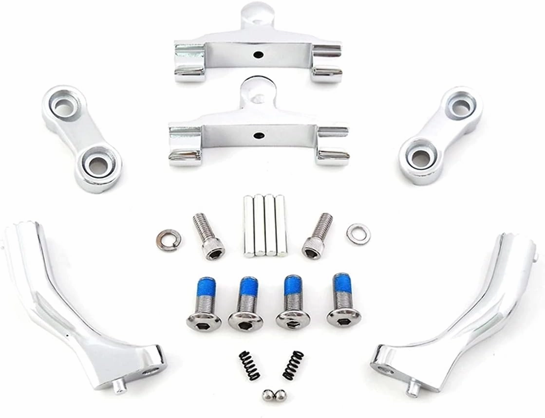 V-Twin Manufacturing Adjustable Chrome Floorboard Mount Kit 27-1522