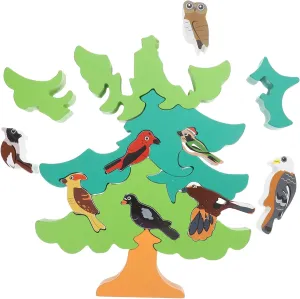 VANZACK 1 Set for Educational Cartoon Bird Tree Blocks Stimulates Hand Eye Coordination and Spatial Imagination for Early Learning