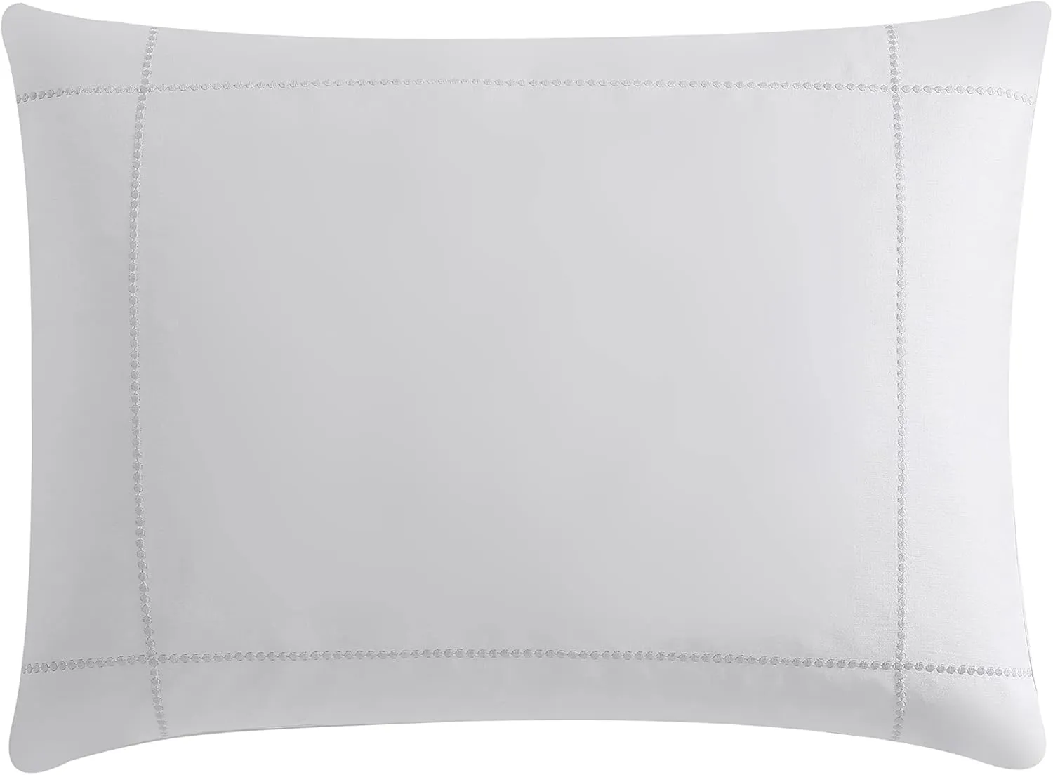 Vera Wang- Queen Duvet Cover Set, Soft Cotton Bedding Set with Matching Shams, Chic Room Essentials (Simple Dot Grey, Queen)