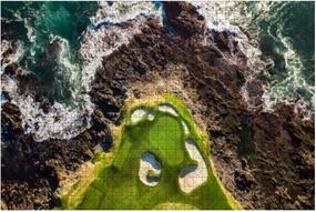 Vertical Drone View of a Golf Course California 1000 Piece Wooden Jigsaw Puzzle DIY Children Educational Puzzle Decompression Gift Creative Games Toys