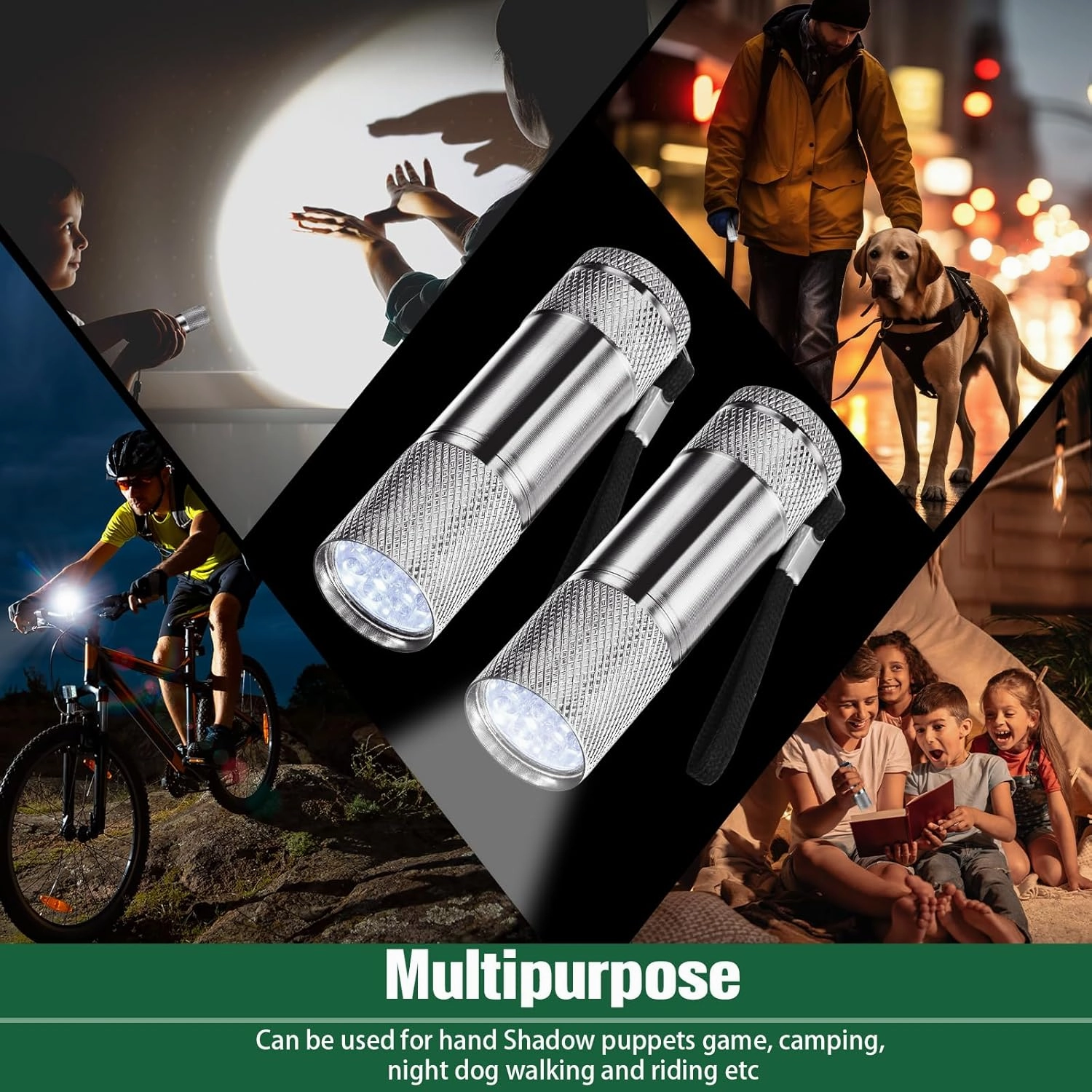 VIHOSE 32 Pcs Mini Flashlights Bulk, Bright Aluminum Handheld Flash Light with Lanyard, Small LED Flashlights for Kids Night Reading Emergency Camping Hiking, Batteries Not Included(Gray)