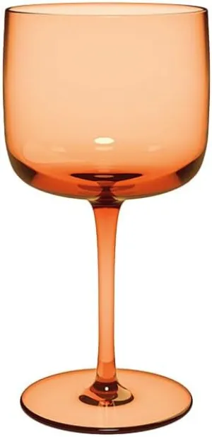 Villeroy & Boch Like Apricot Wine/Water Glass Pair