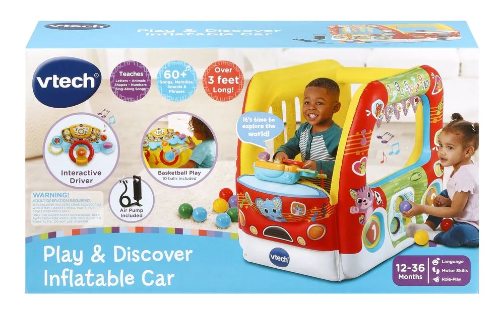 VTech Play & Discover Inflatable Car