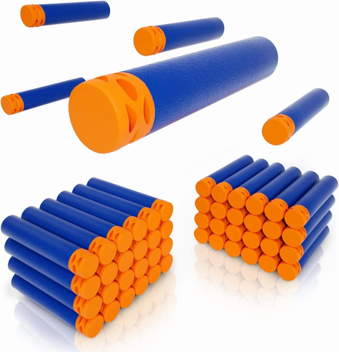 Waffle Darts New Design Hollow Out Soft Head Darts Refill Darts Bullet for Nerf N-strike Elite Guns (400)