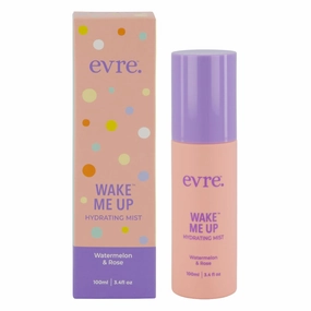 Wake Me Up Watermelon & Rose Teen Face Mist, 3.4 Fl Oz, Hydrating & Soothing Facial Spray with Watermelon Juice, Rosewater & Aloe Vera, Make Up Setting Spray