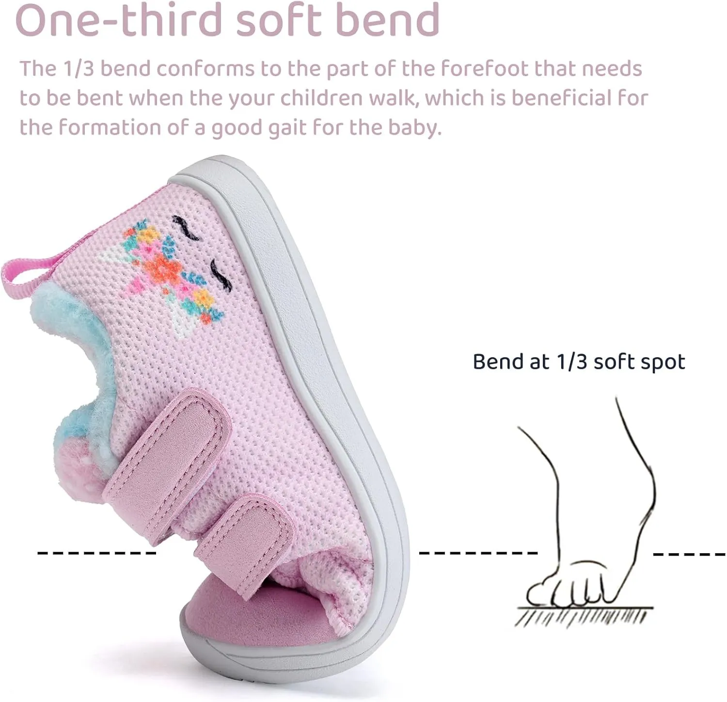 WateLves Toddler Little Kids Wide Barefoot Shoes Warm Winter House Shoes Baby Girls Boys Zero Drop Minimalist Plush Warm Sneakers for Indoor Outdoor