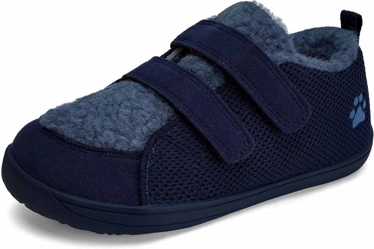 WateLves Toddler Little Kids Wide Barefoot Shoes Warm Winter House Shoes Baby Girls Boys Zero Drop Minimalist Plush Warm Sneakers for Indoor Outdoor