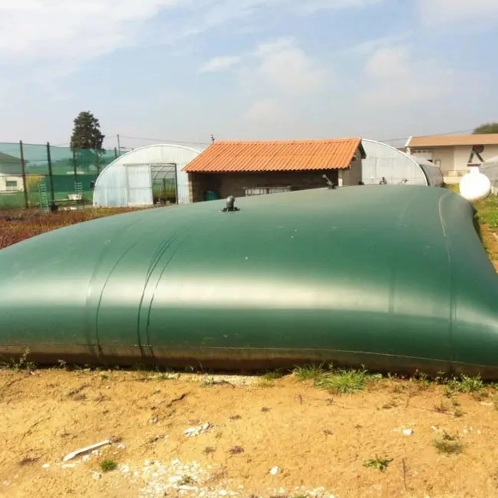 Water Storage Bladder，Collapsible Large Capacity Portable Water Storage 50-1585 Gallons Rainwater Bag(5000L/1320Gal/3x2x0.85 m)