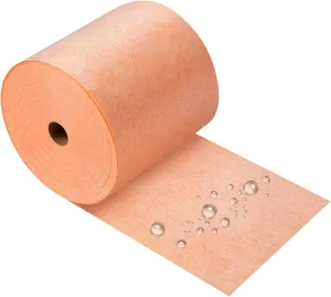 Waterproof Membrane 5inch x 98.42Ft Underlayment Shower Membrane 20mils Thickness Waterproofing Polyethylene Fabric for Tiles, Shower Walls, Bathroom Floors