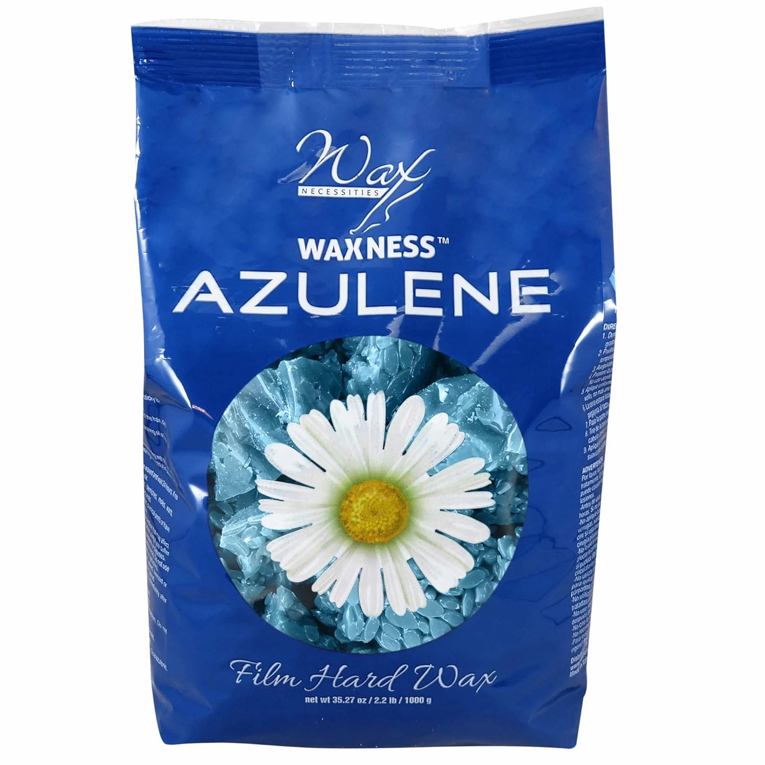 Waxness Wax Necessities Film Hard Wax Beads Azulene 2.2 Pound