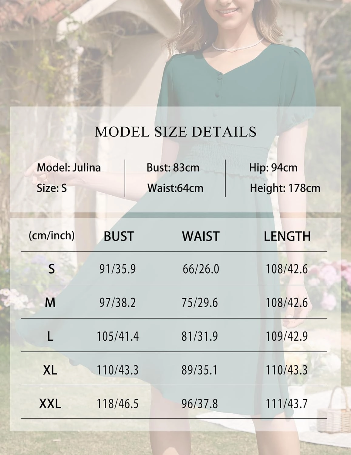 Wedtrend Vintage Dress for Women 1950s Dress Smocked Cocktail Dresses Church Retro Dresses with Pockets