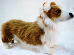 Welsh Corgi Plush Dog 13.7" Long X 9" High