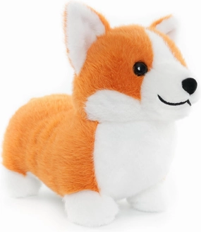 Welsh Corgi Dog Puppy Stuffed Animals Plush Toys for Kids Girls Boys Baby Birthday Bedtime Gift, 12 inches