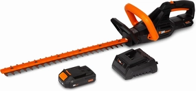 WEN 20V Max Cordless 20-Inch Hedge Trimmer with 2Ah Battery and Charger (20815)