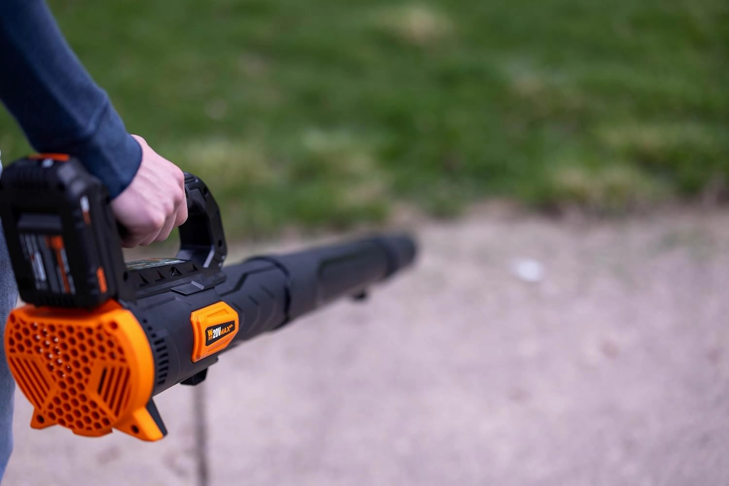 WEN 20V Max Cordless Leaf Blower (Bare Tool Only - Battery and Charger Not Included) (20809BT)