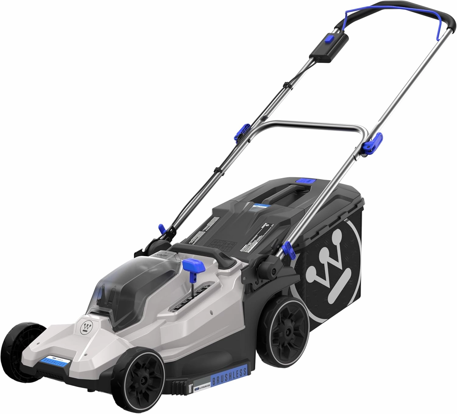 Westinghouse 40V 18 Inch Cordless (Push) Lawn Mower, Tool Only, 6 Height Positions, Up to 3100 RPM